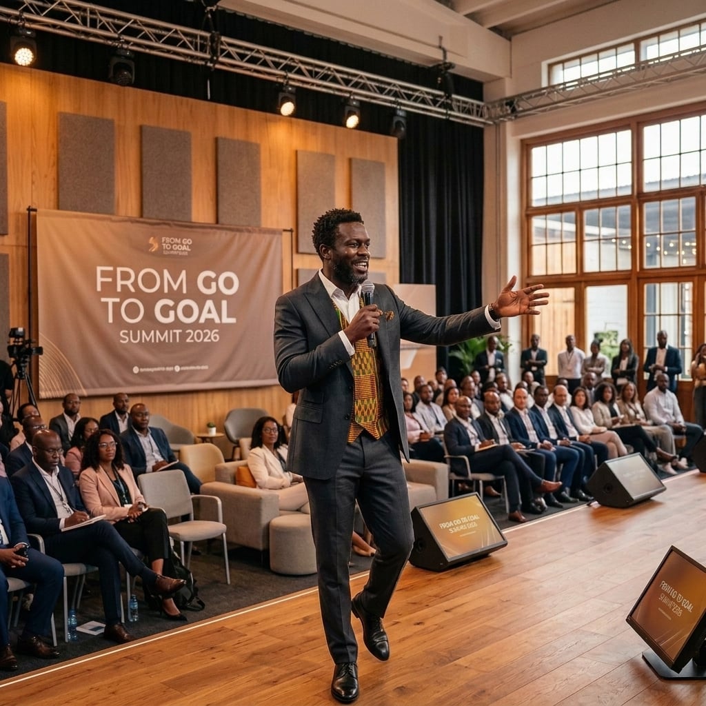 Summit stage during opening session